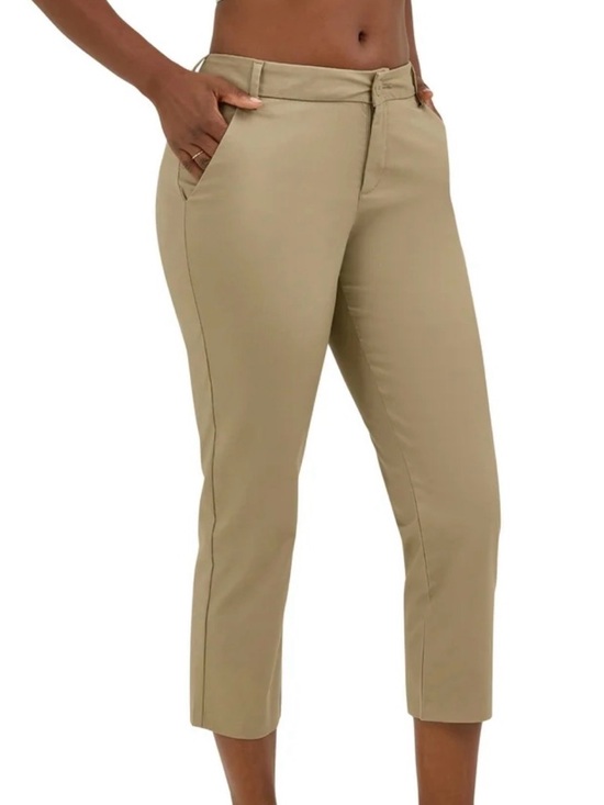 Lee Pants - Lee wrinkle free capri Kansas khaki 12